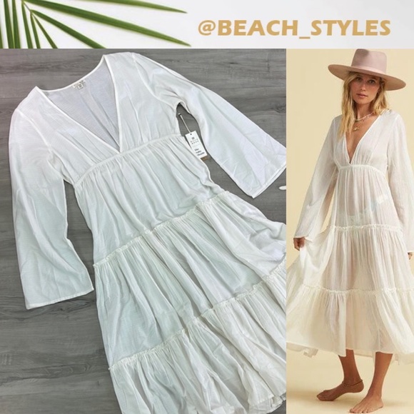 Billabong Dresses & Skirts - 🔆BILLABONG🔆 WANDER LUST WHITE MAXI DRESS